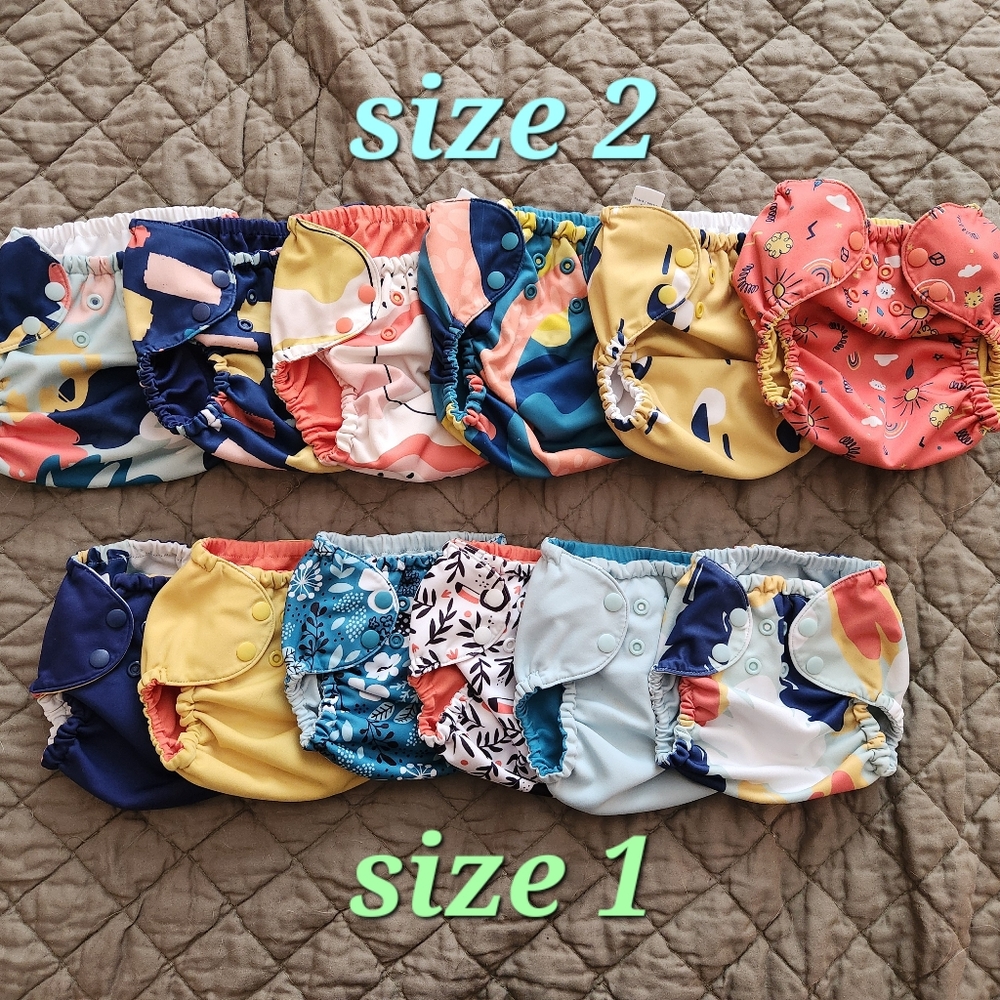 Esembly Cloth Diaper Outers Size 1 & 2
